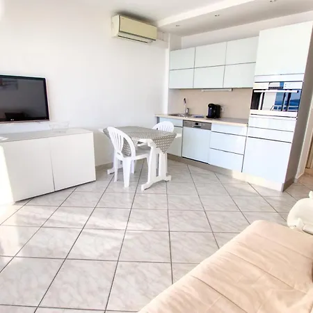 Apartment T2 Pieds Dans L'Eau,Vue Mer,Wifi,Clim Antibes